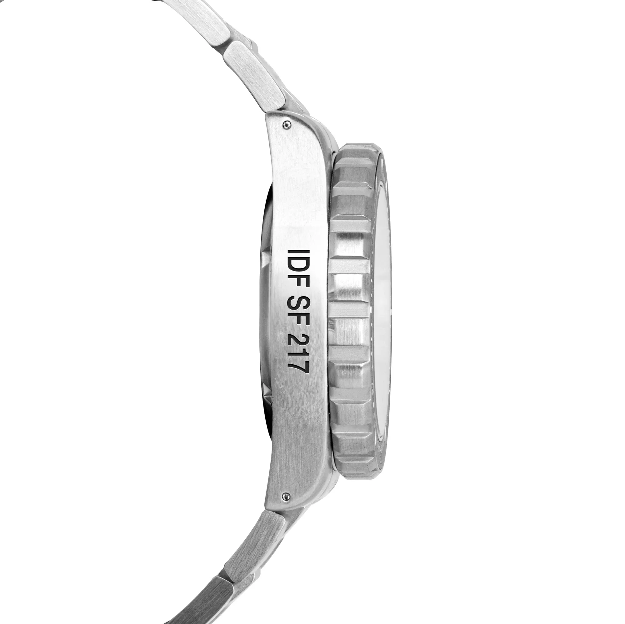 41mm Official Duvdevan Large Diver's Quartz (TSAR) with Stainless Steel Bracelet