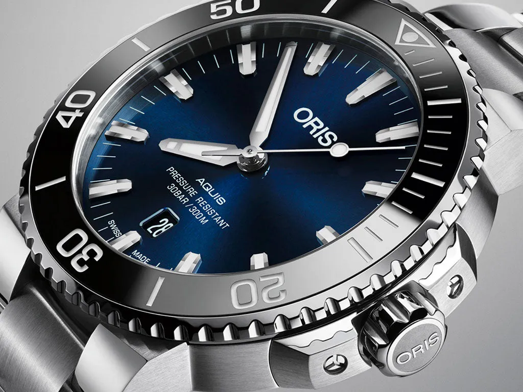 Aquis Date Blue - Rubber - 43.5mm - Ref.  01 733 7730 4135-07 4 24 64EB