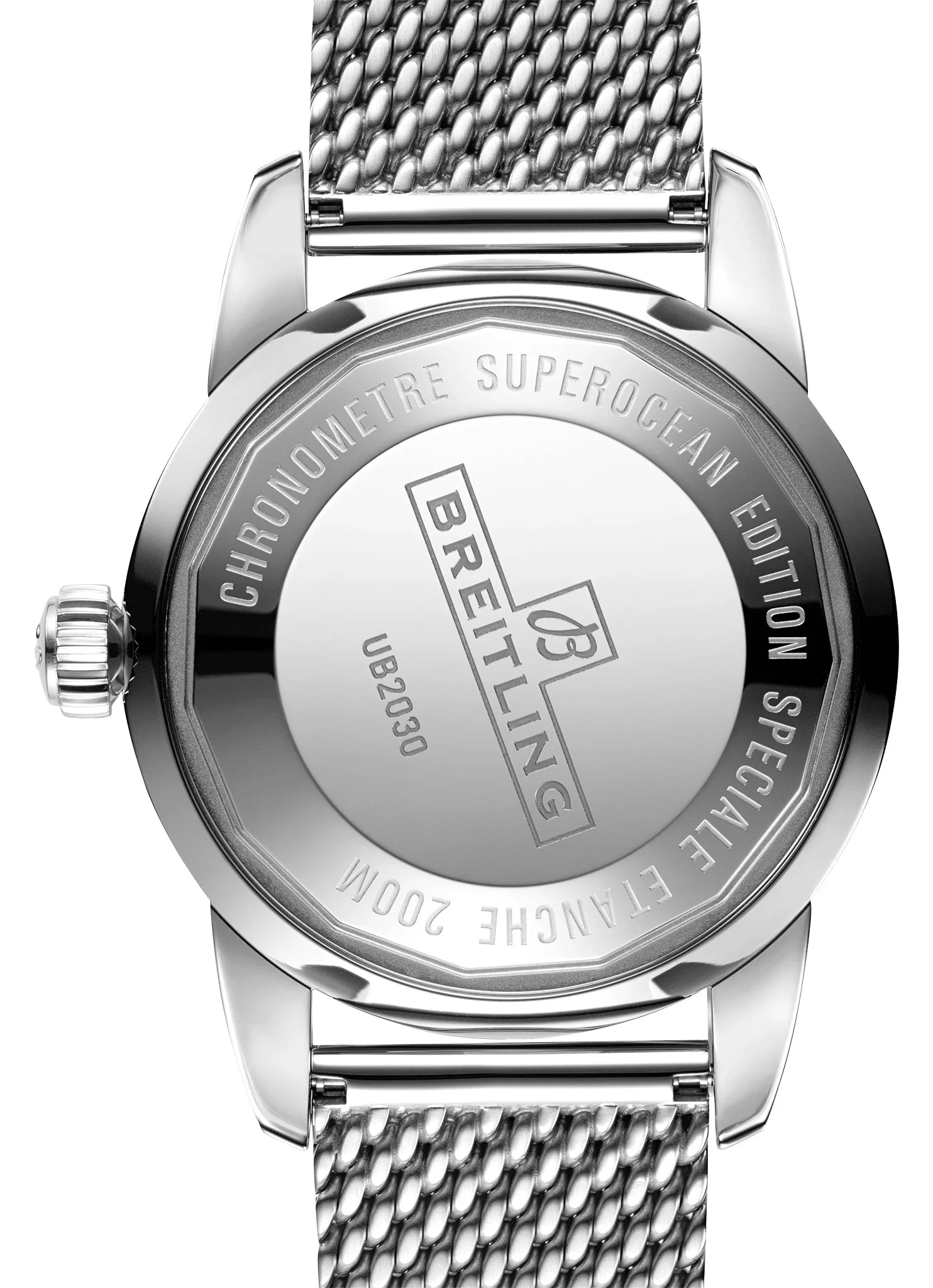 Breitling Superocean Heritage Automatic Chronometer Stainless Steel & 18k Rose Gold Black Dial Date Divers Mens Watch UB2030121B1A1