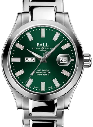 Engineer III Marvelight Chronometer Day-Date Green - Ltd Ed 1000pcs Ref. NM9036C-S1C-GRR
