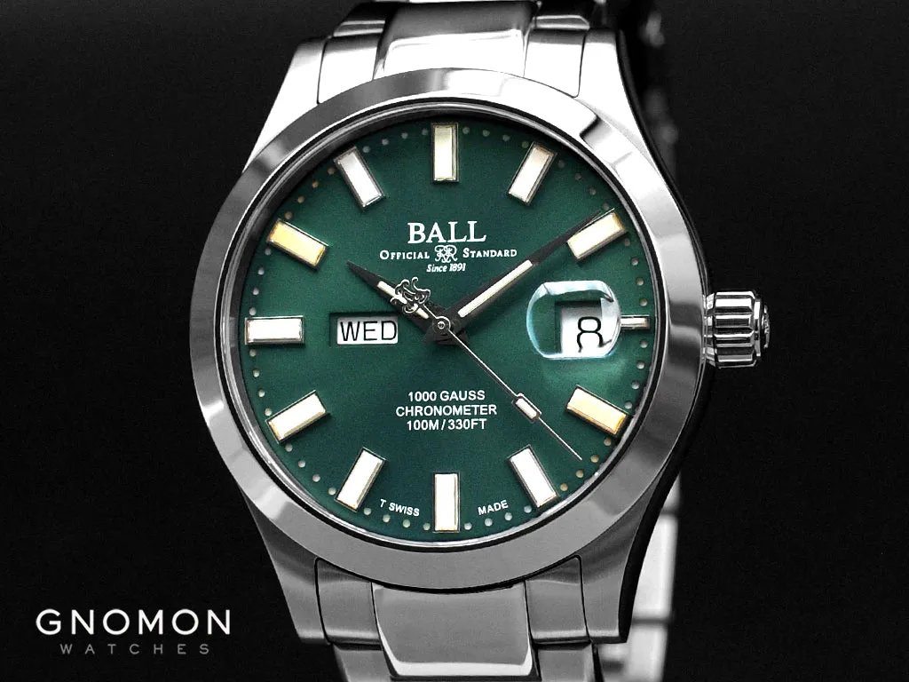 Engineer III Marvelight Chronometer Day-Date Green - Ltd Ed 1000pcs Ref. NM9036C-S1C-GRR