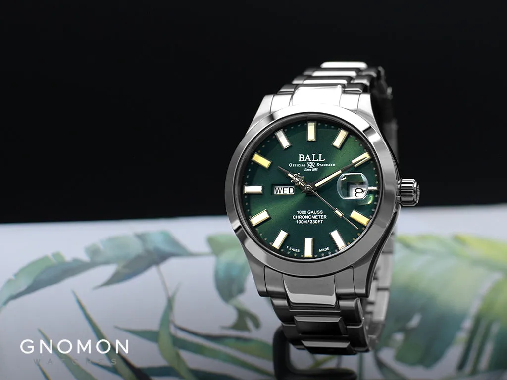 Engineer III Marvelight Chronometer Day-Date Green - Ltd Ed 1000pcs Ref. NM9036C-S1C-GRR