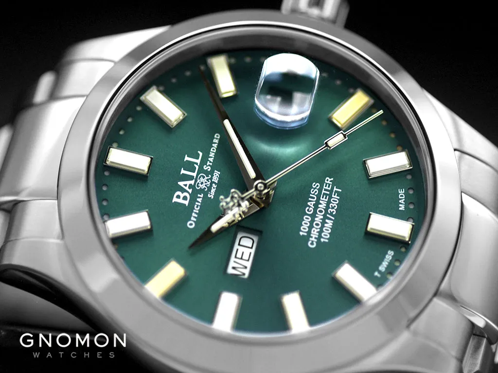 Engineer III Marvelight Chronometer Day-Date Green - Ltd Ed 1000pcs Ref. NM9036C-S1C-GRR