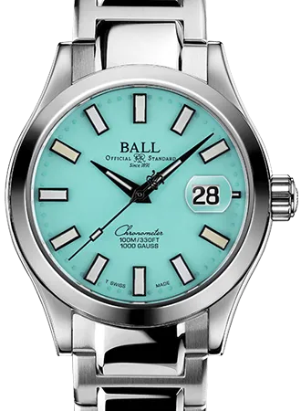 Engineer III Marvelight Chronometer Turquoise Ref. NM9026C-S44C-TQR - 904L Steel
