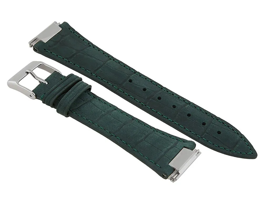 Frederique Constant Highlife COSC Automatic Stainless Steel Green Dial Interchangeable Leather Strap Date Mens Watch FC-303GRS3NH6B