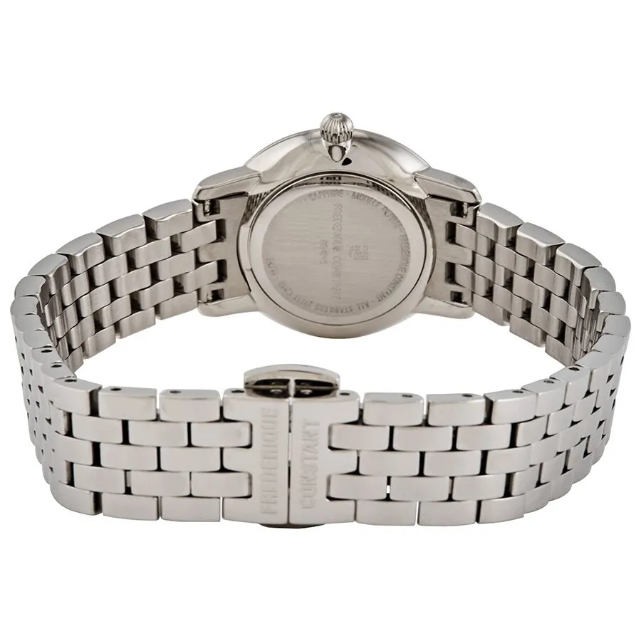 Frederique Constant Slimline Quartz Diamond White Dial Ladies Watch FC-200STDS6B