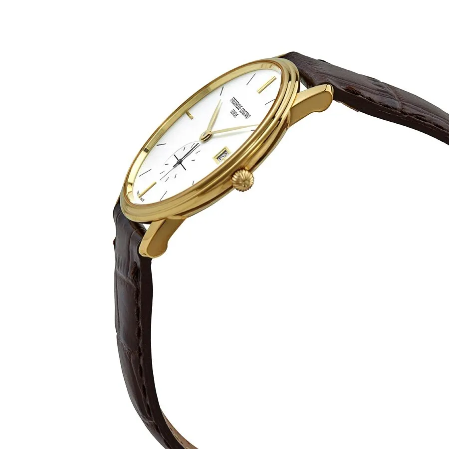 Frederique Constant Slimline Quartz White Dial Watch FC-245V4S5