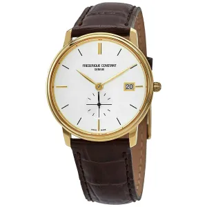 Frederique Constant Slimline Quartz White Dial Watch FC-245V4S5