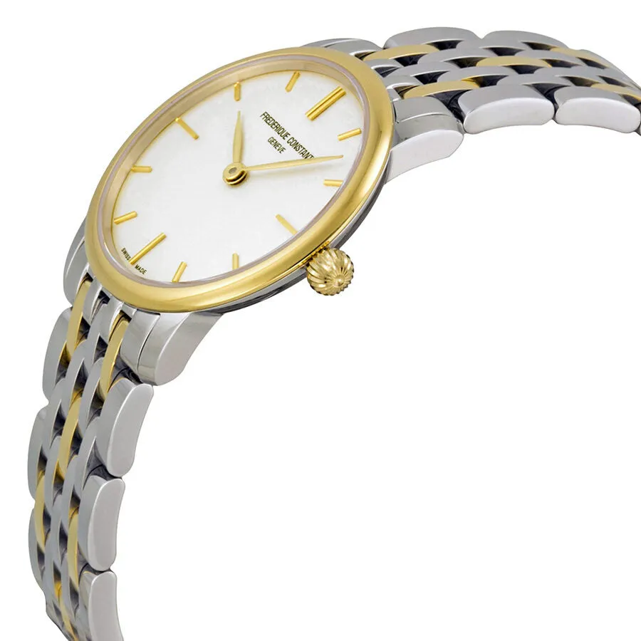 Frederique Constant Slimline Silver Dial Ladies Watch FC-200S1S33B3