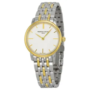 Frederique Constant Slimline Silver Dial Ladies Watch FC-200S1S33B3