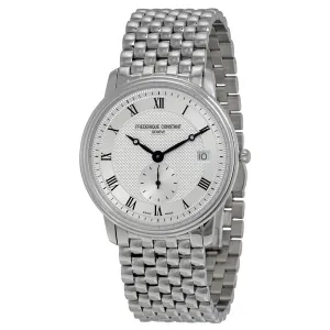 Frederique Constant Slimline Silver Guilloche Dial Men's Watch 245M4S6B fc-245M4S6B