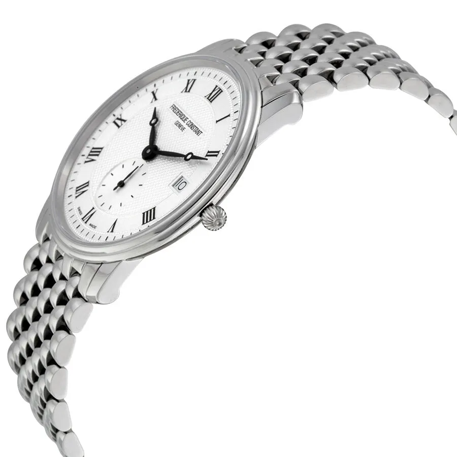 Frederique Constant Slimline Silver Guilloche Dial Men's Watch 245M4S6B fc-245M4S6B