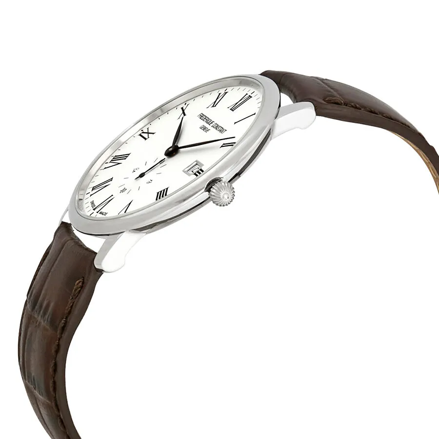 Frederique Constant Slimline White Dial Men's Watch FC-245WR5S6DBR