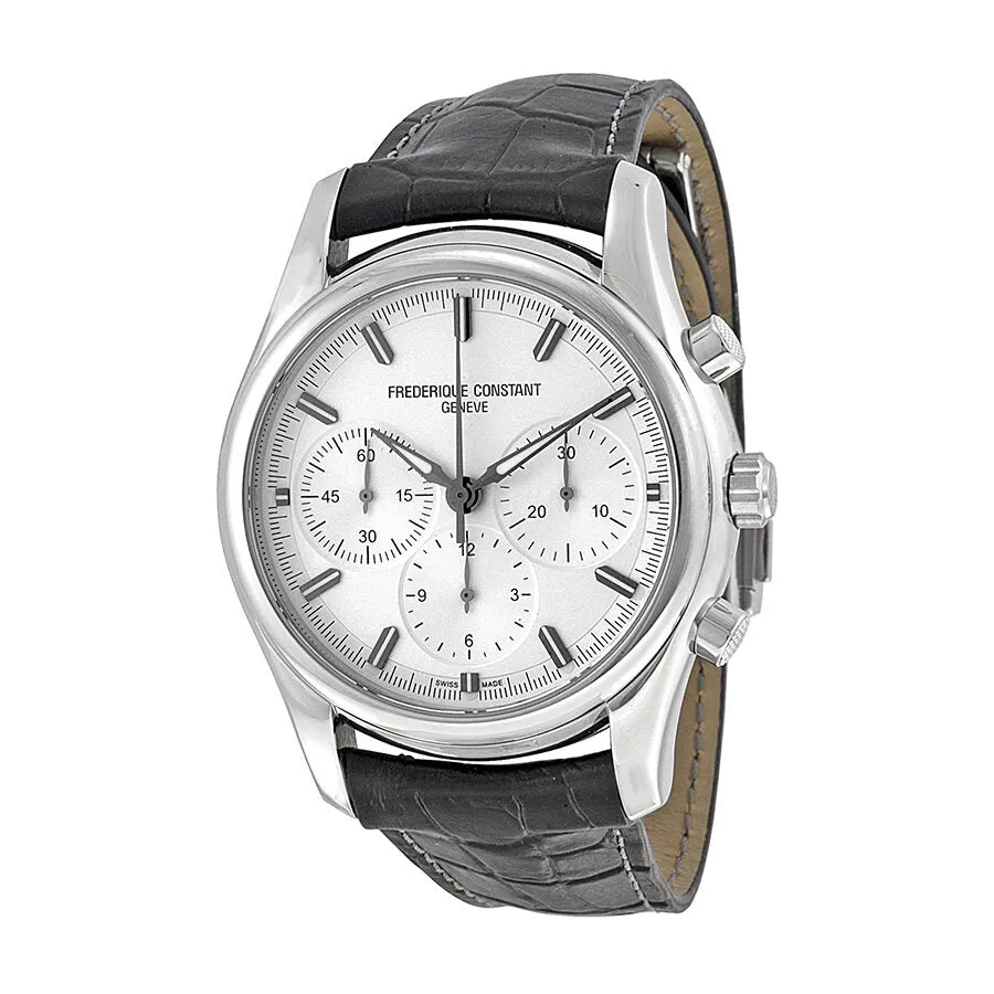 Frederique Constant Vintage Rally Chronograph Automatic Silver Dial Men's Watch FC-396S6B6