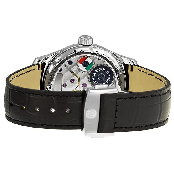 Frederique Constant Vintage Rally Silver Dial Leather Men's Watch FC-435S6B6