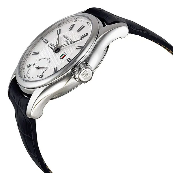 Frederique Constant Vintage Rally Silver Dial Leather Men's Watch FC-435S6B6