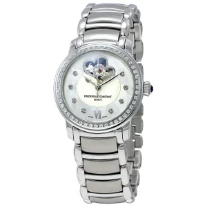 Frederique Constant White Mother of Pearl Ladies Watch FC-310DHB2PD6B