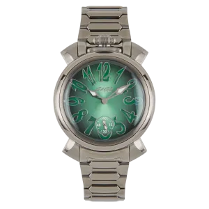 GaGà Milano Watch Manuale Forty-Four 44mm Gun Green