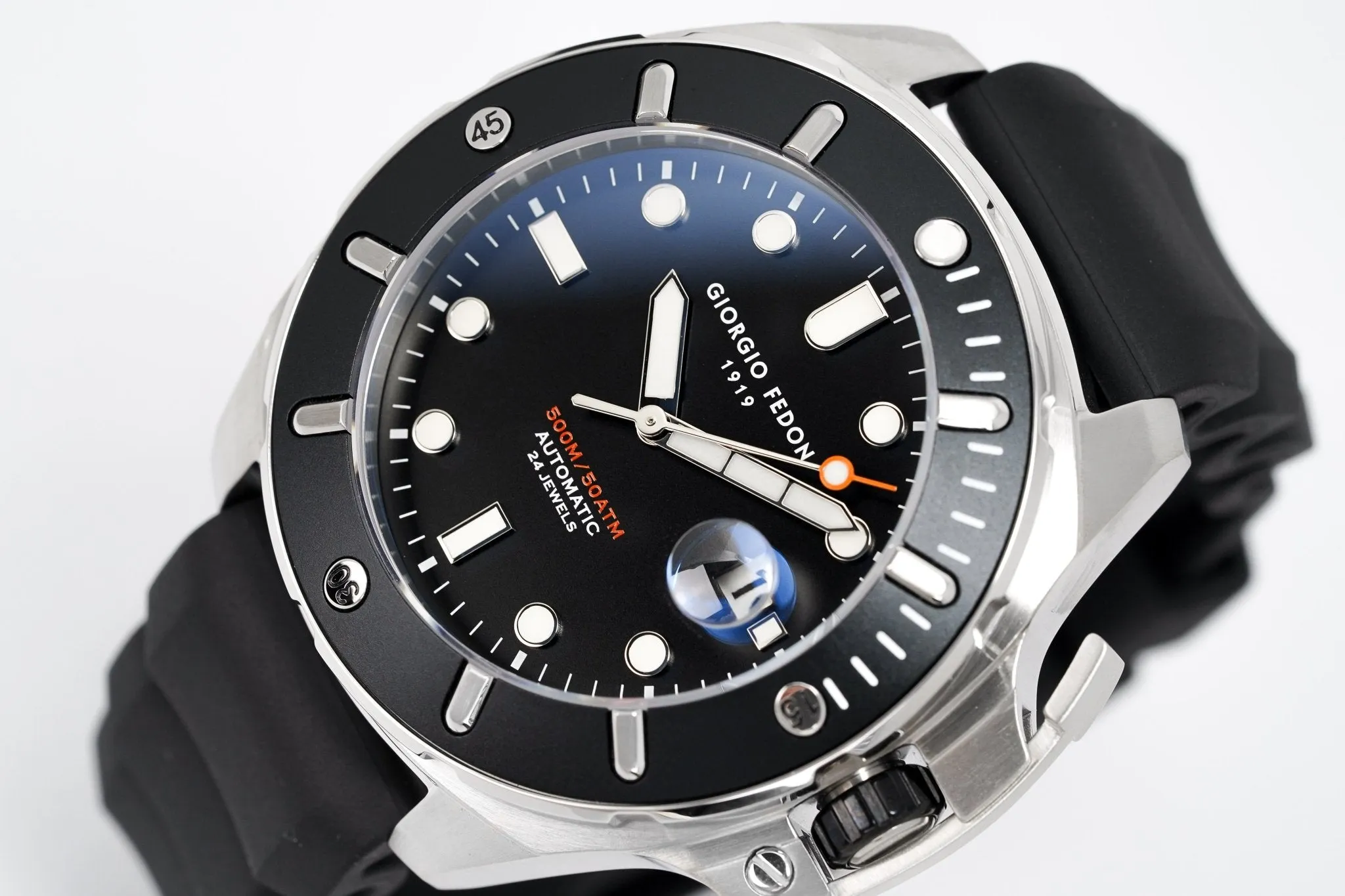 Giorgio Fedon Men's Watch Aquamarine III Black GFCU001