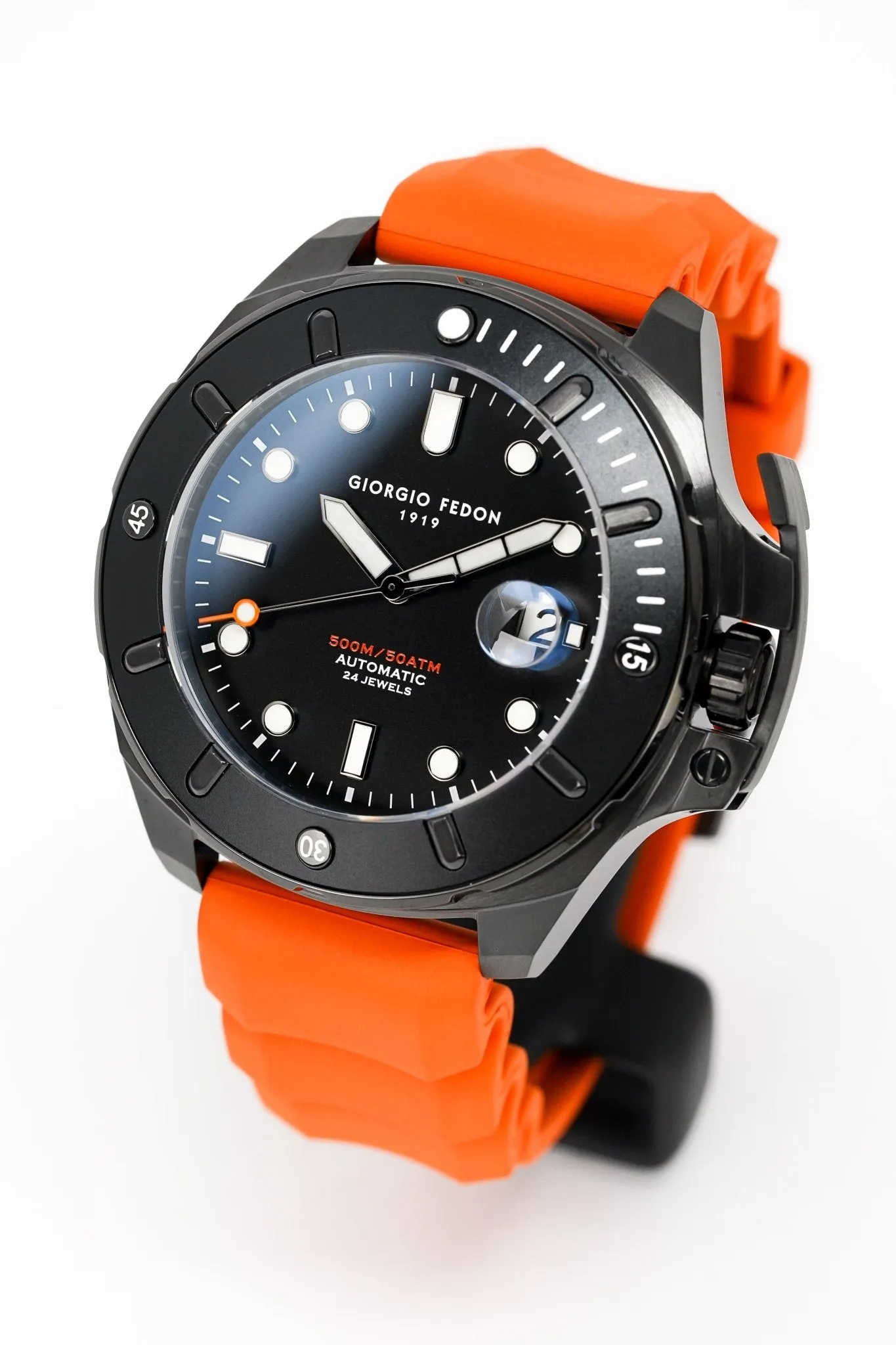 Giorgio Fedon Men's Watch Aquamarine III Orange GFCU004