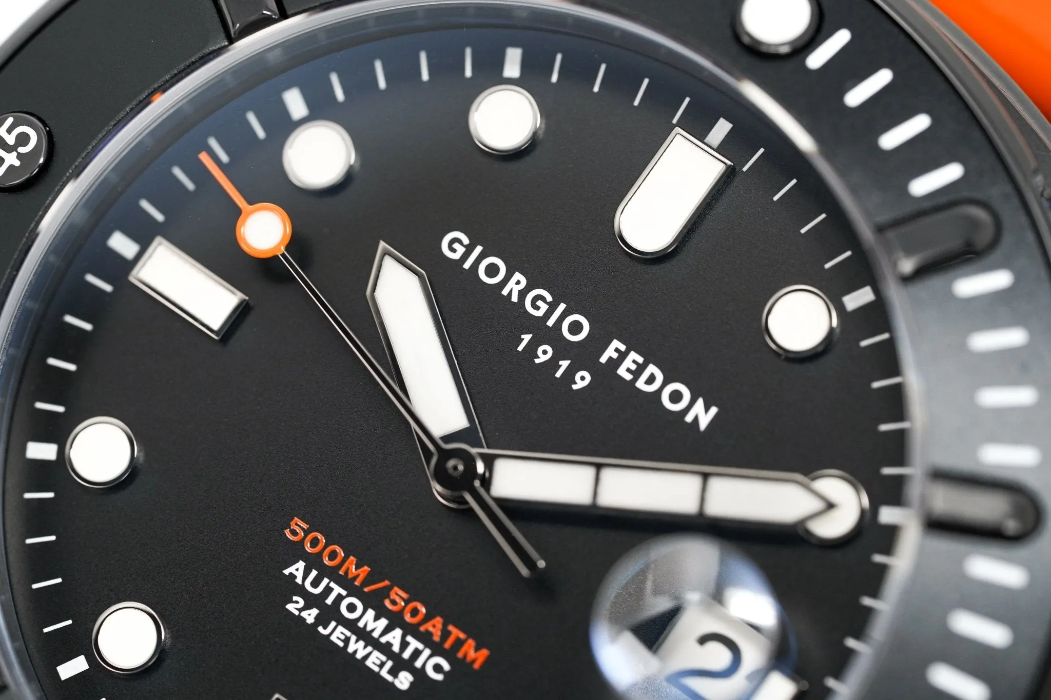 Giorgio Fedon Men's Watch Aquamarine III Orange GFCU004