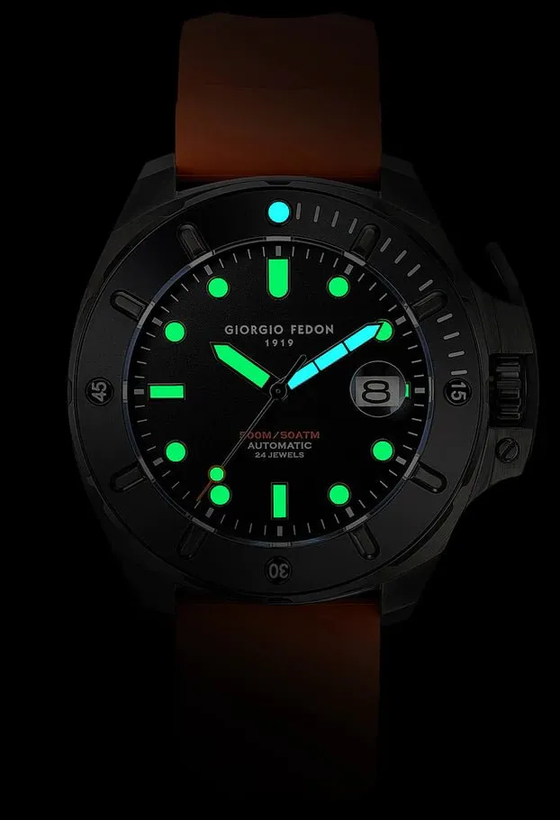 Giorgio Fedon Men's Watch Aquamarine III Orange GFCU004