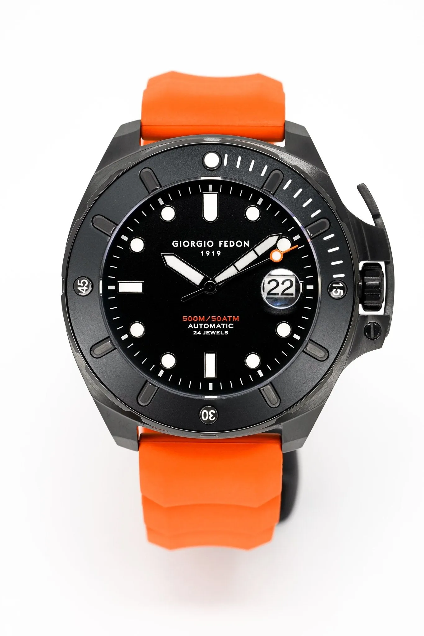 Giorgio Fedon Men's Watch Aquamarine III Orange GFCU004