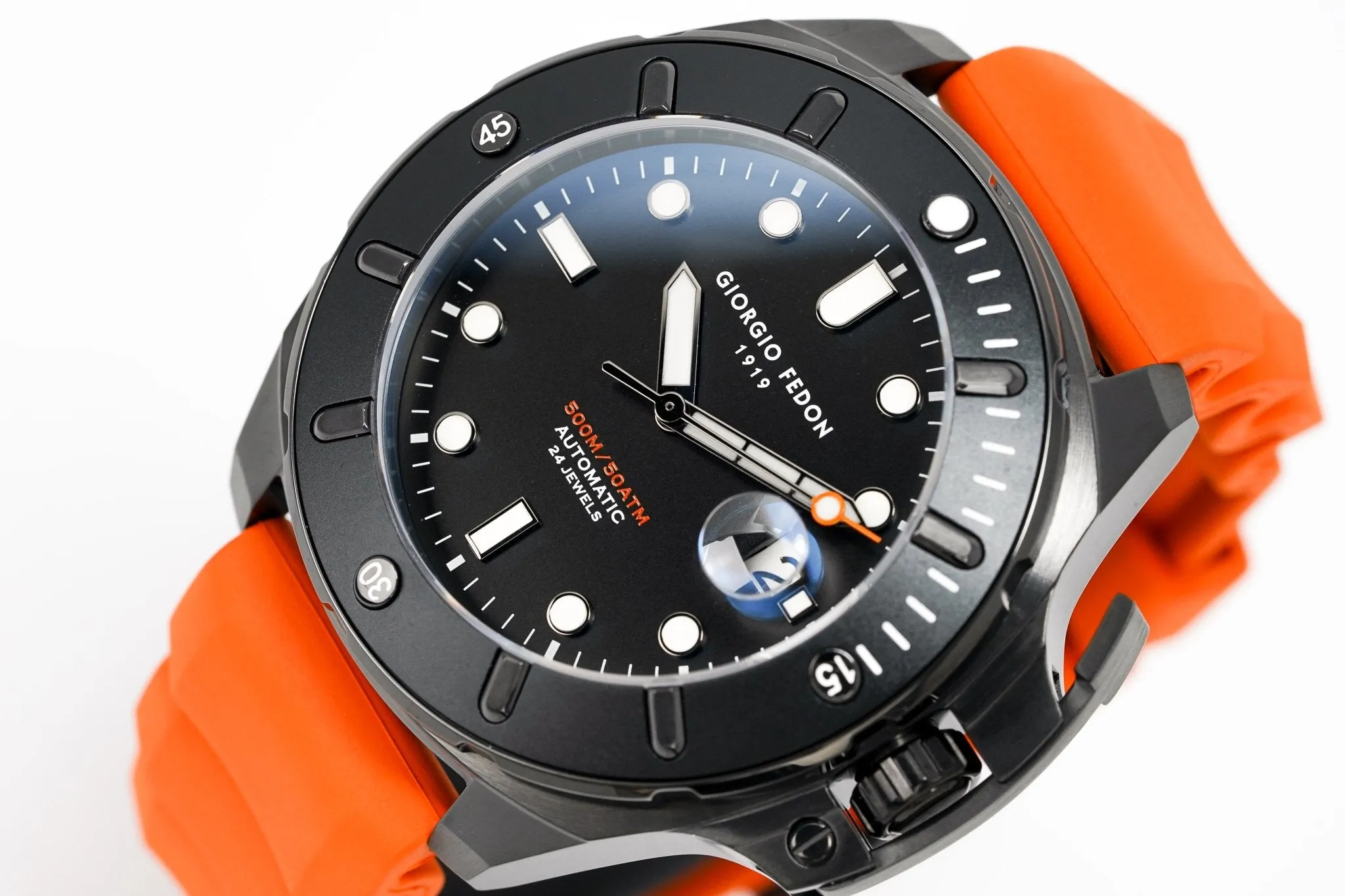 Giorgio Fedon Men's Watch Aquamarine III Orange GFCU004