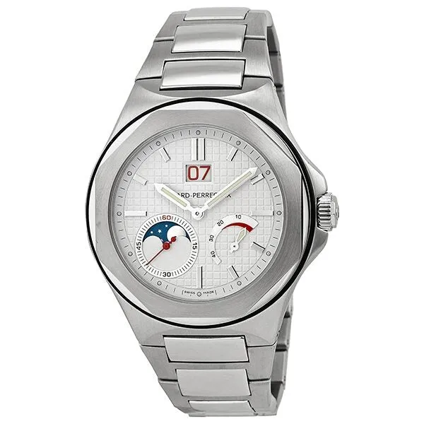 Girard Perregaux GP Laureato Evo3 White Dial Men's Watch 80185-11-131-11A