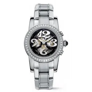 Girard Perregaux Lady Chronograph Black Dial Stainless Steel Ladies Watch 80440D11A611-11A