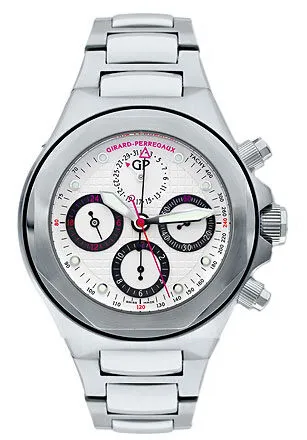 Girard Perregaux Laureato EVO3 Silver Dial Stainless Steel Men's Watch 80180-1-11-1111