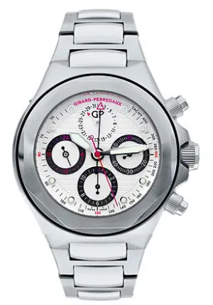 Girard Perregaux Laureato EVO3 Silver Dial Stainless Steel Men's Watch 80180-1-11-1111