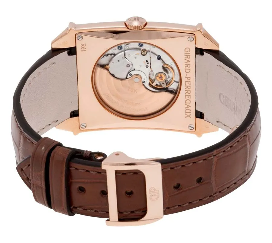 Girard Perregaux Vintage 1945 Automatic Silver Dial 18kt Pink Gold Men's Watch 25835-52-111-BACA
