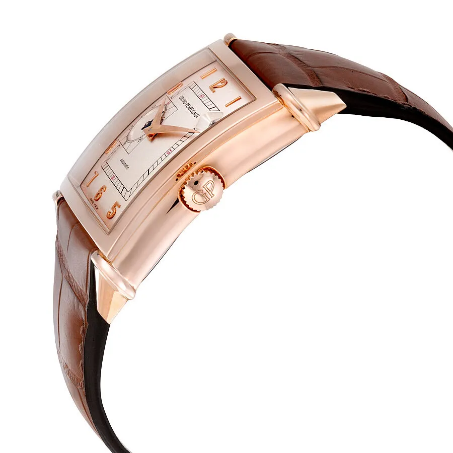 Girard Perregaux Vintage 1945 Automatic Silver Dial 18kt Pink Gold Men's Watch 25835-52-111-BACA