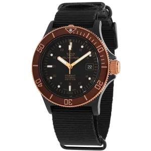 Glycine Combat Sub Golden Eye Automatic Black Dial Men's Watch GL0173