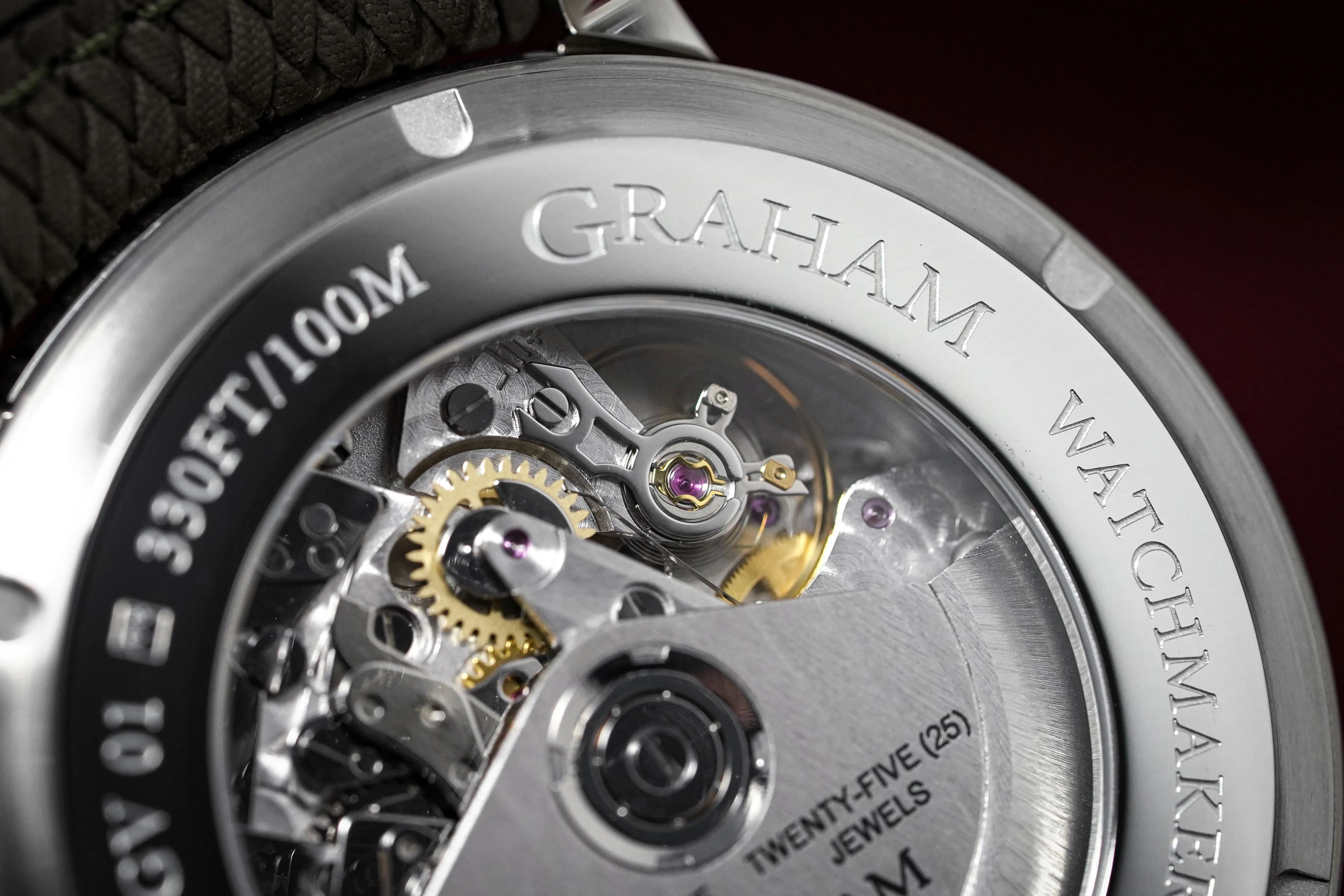 Graham Chronofighter Grand Vintage Steel Rubber 2CVDS.S02A
