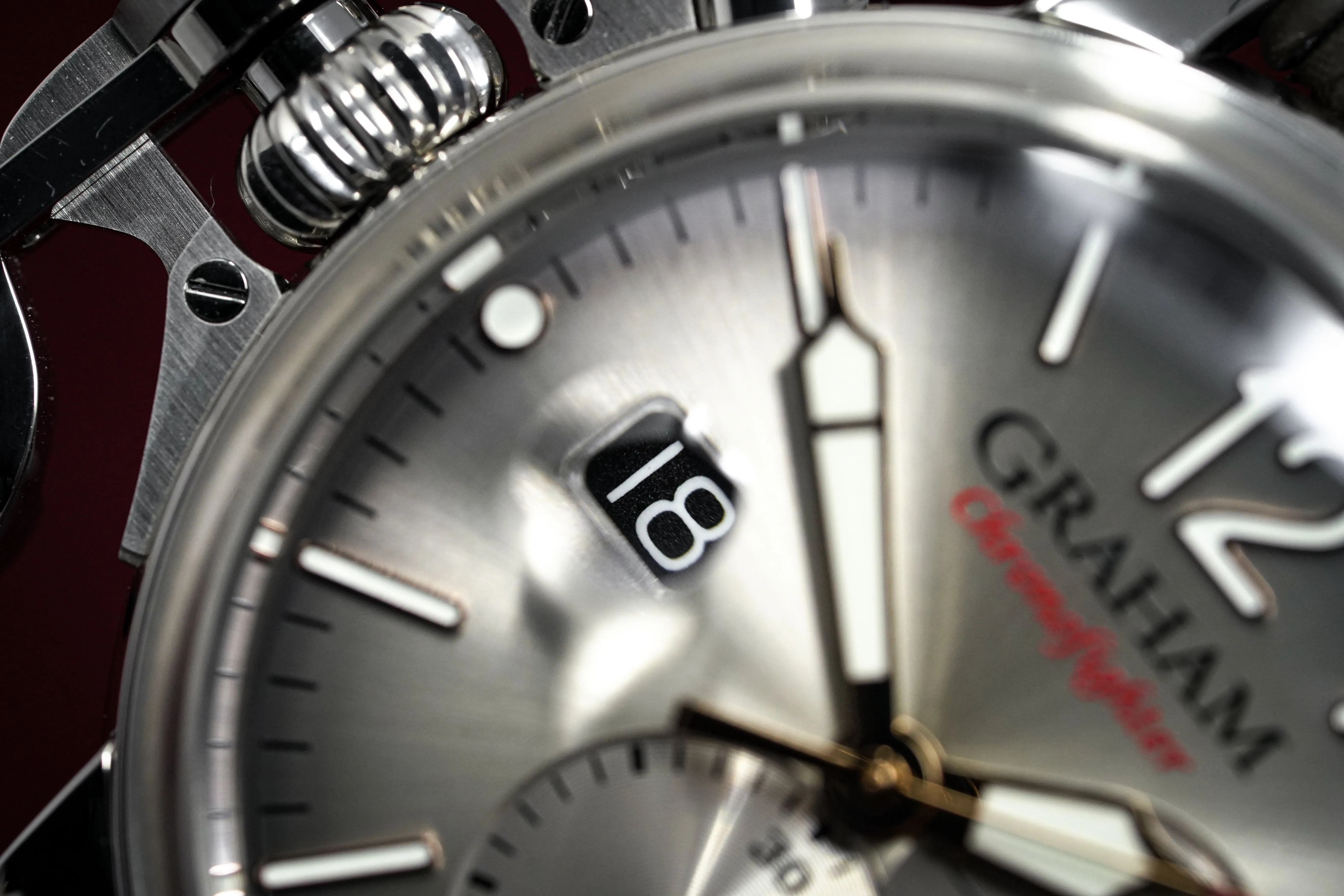 Graham Chronofighter Grand Vintage Steel Rubber 2CVDS.S02A