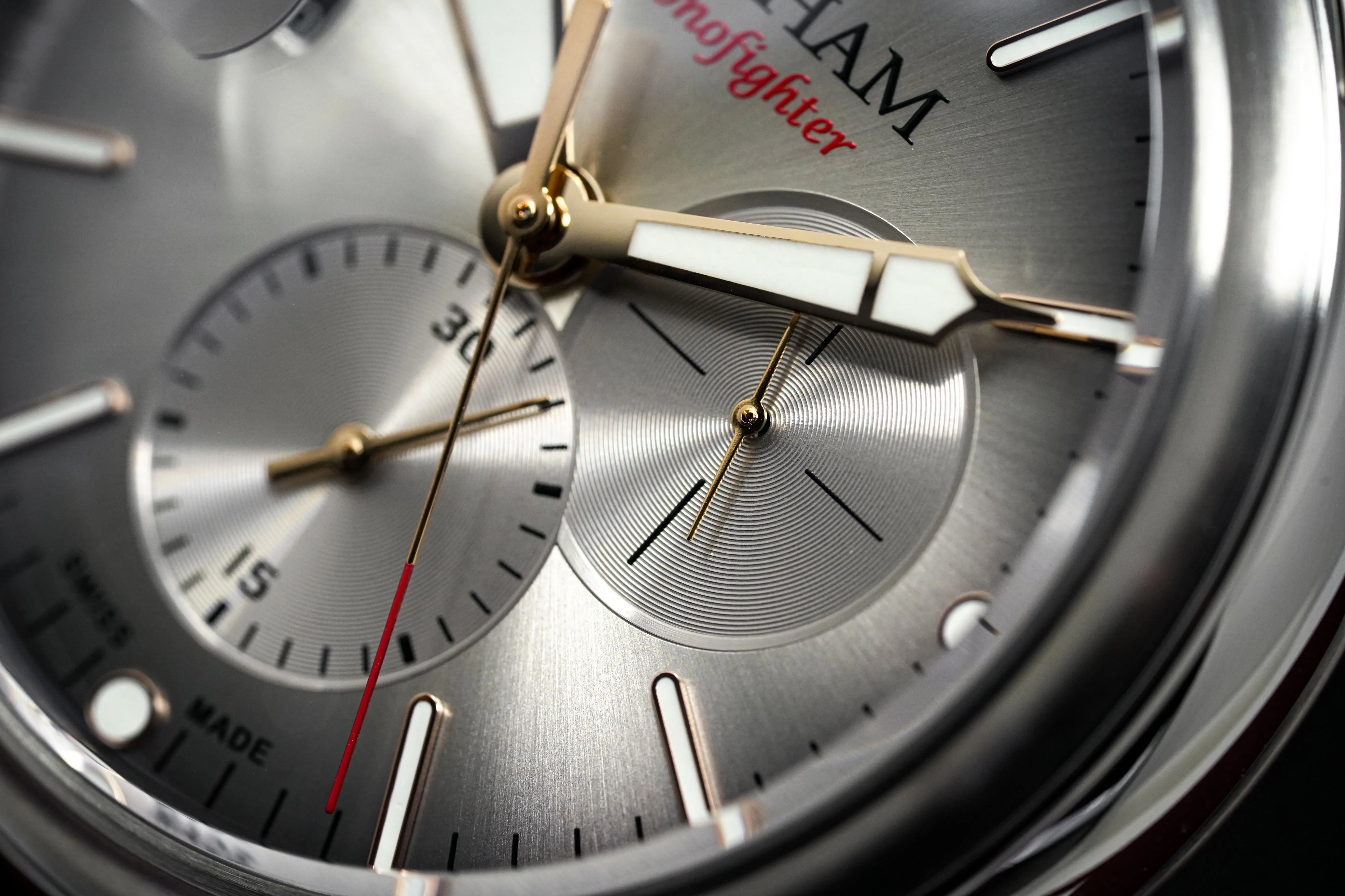 Graham Chronofighter Grand Vintage Steel Rubber 2CVDS.S02A