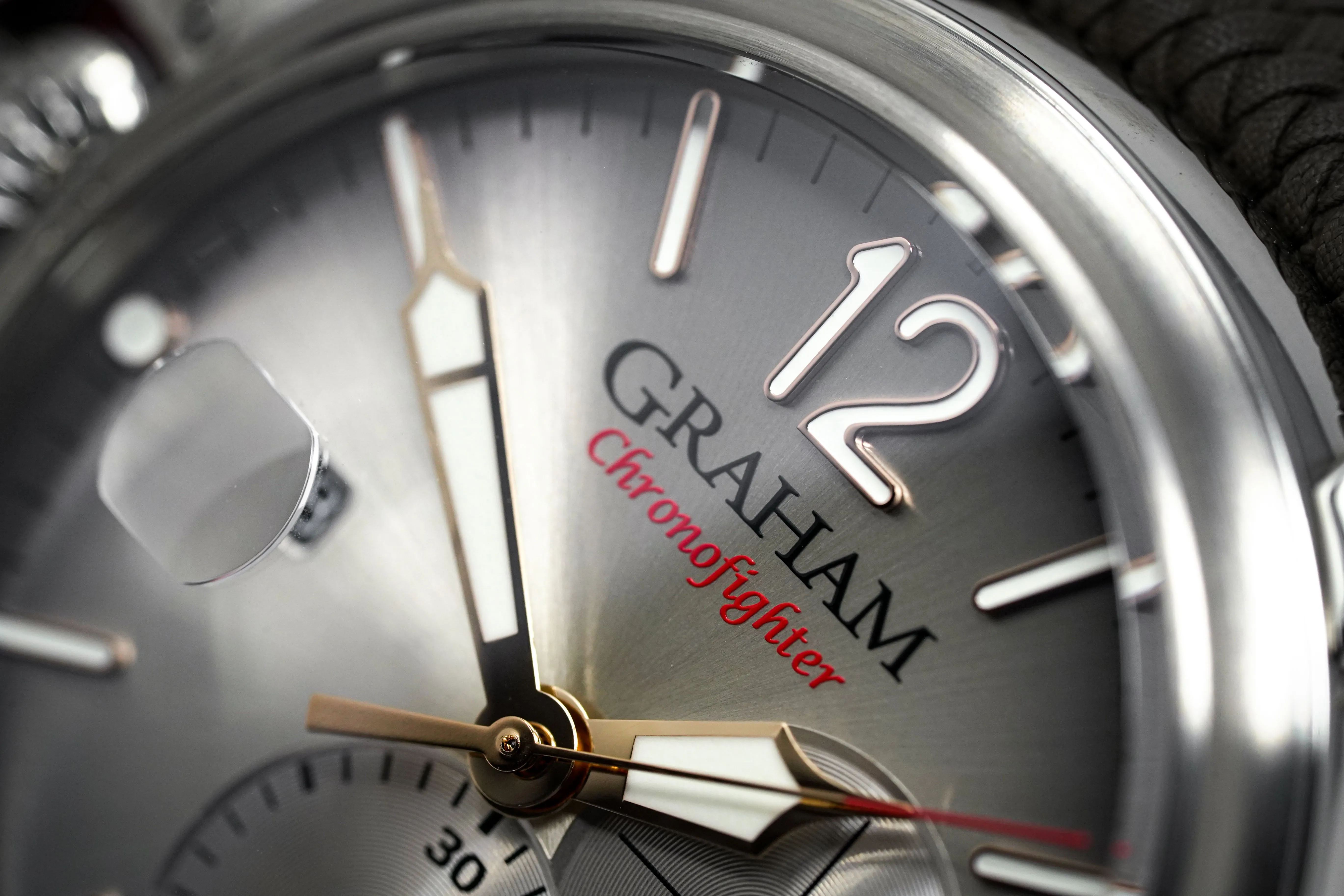 Graham Chronofighter Grand Vintage Steel Rubber 2CVDS.S02A