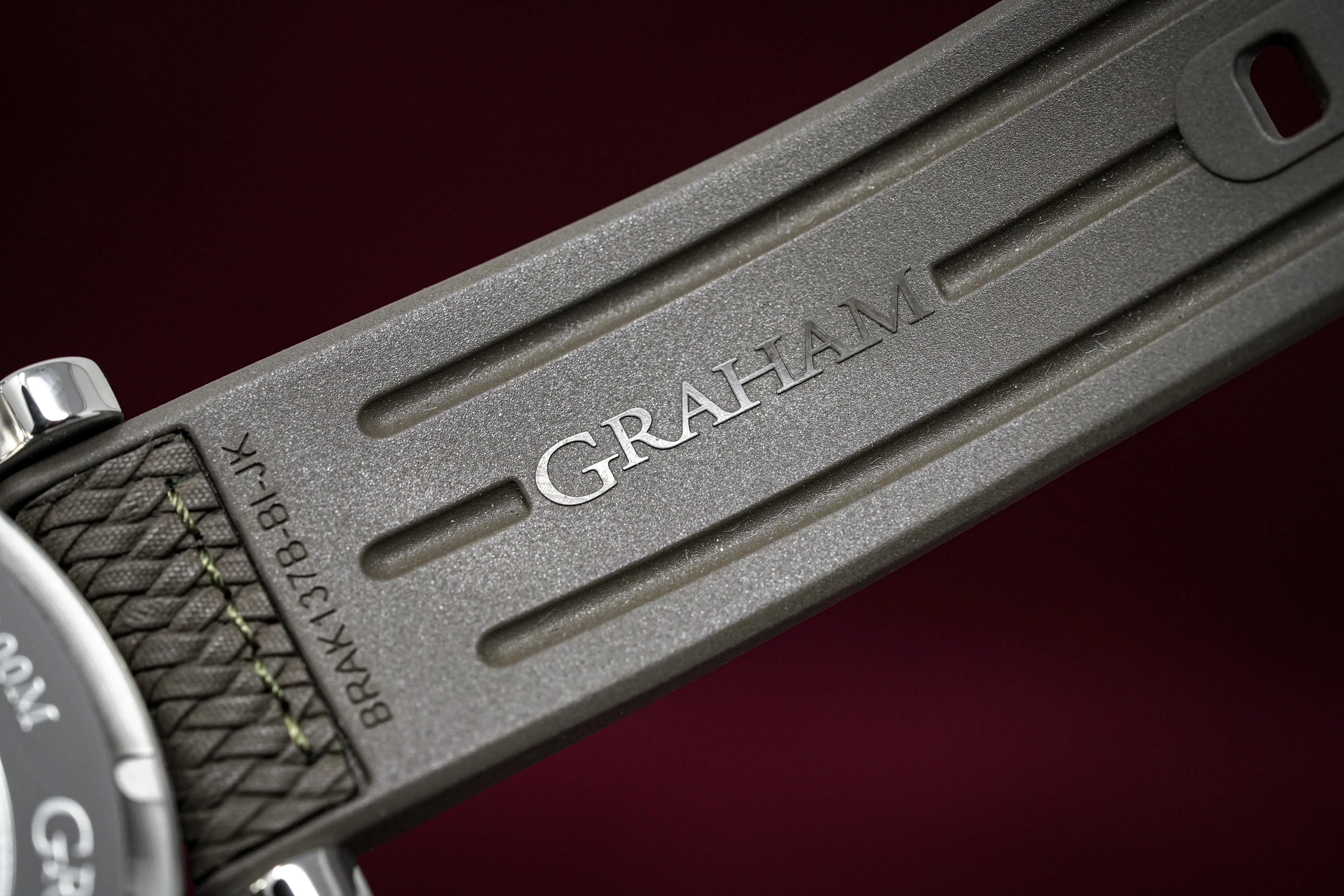 Graham Chronofighter Grand Vintage Steel Rubber 2CVDS.S02A