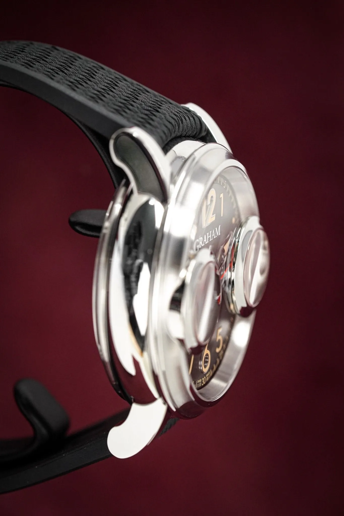 Graham Swordfish 46MM Stainless Steel Black Dial 2SXAS.B06A