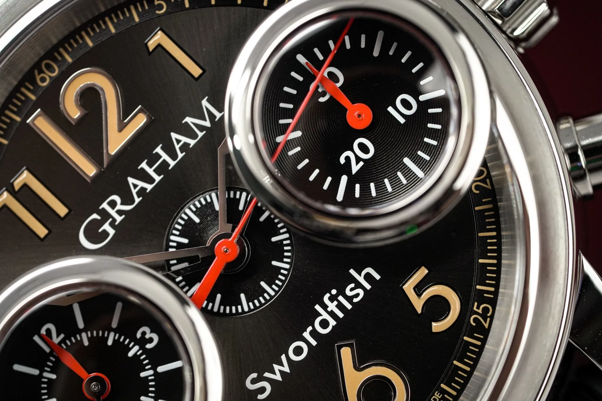 Graham Swordfish 46MM Stainless Steel Black Dial 2SXAS.B06A