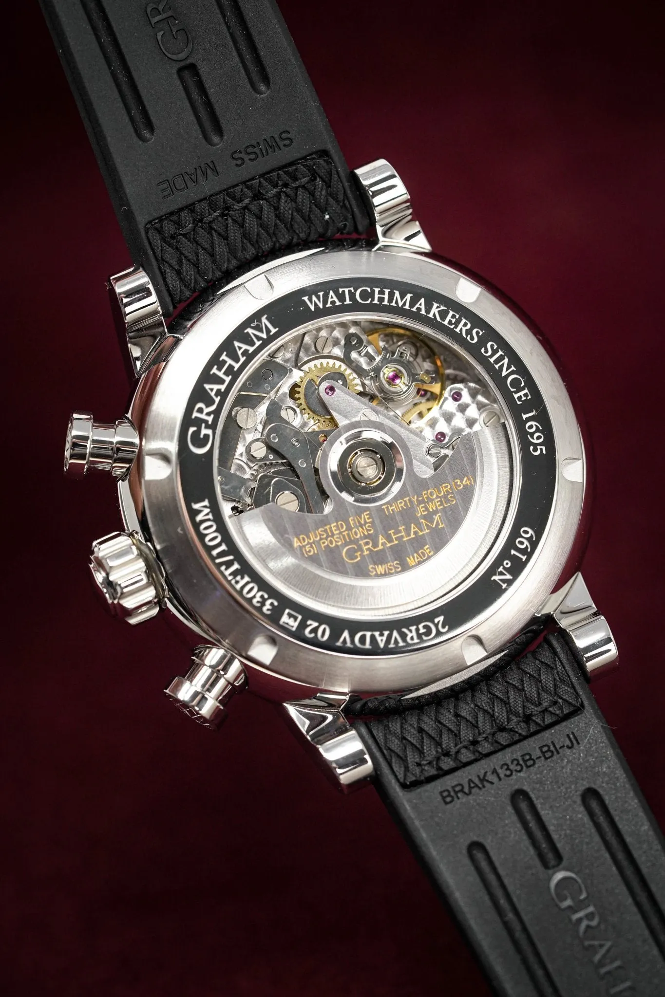 Graham Swordfish 46MM Stainless Steel Black Dial 2SXAS.B06A