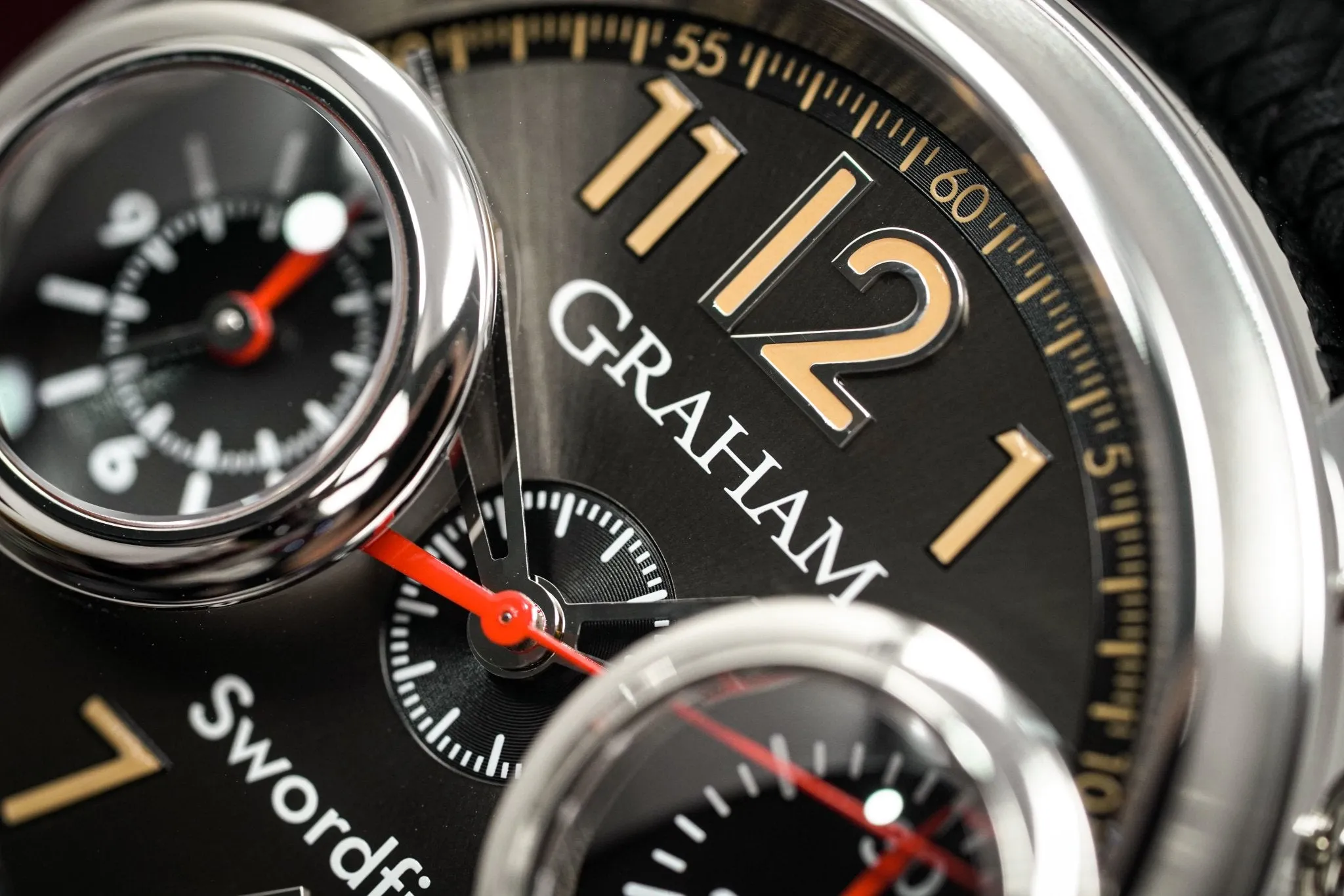 Graham Swordfish 46MM Stainless Steel Black Dial 2SXAS.B06A