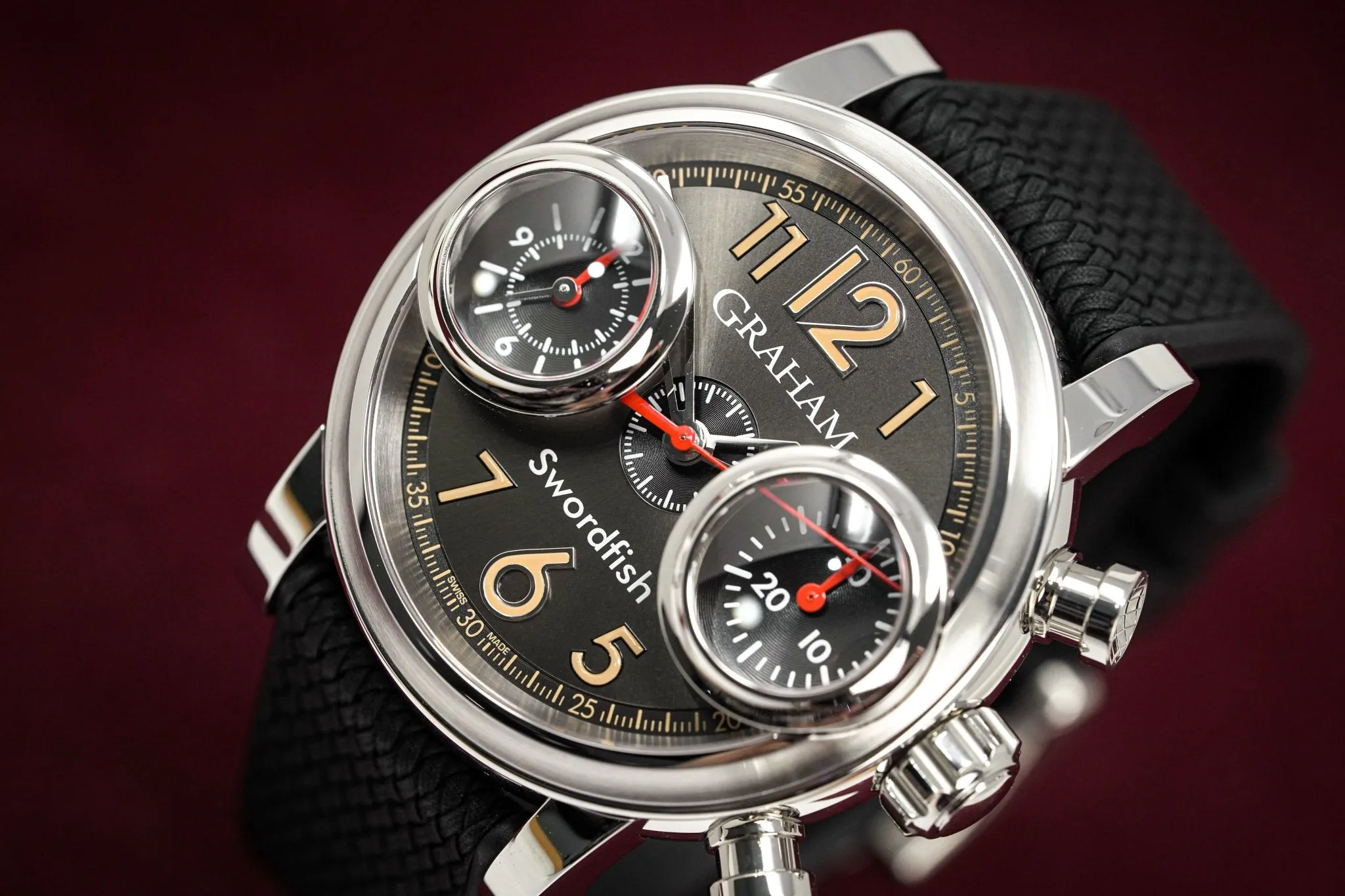 Graham Swordfish 46MM Stainless Steel Black Dial 2SXAS.B06A