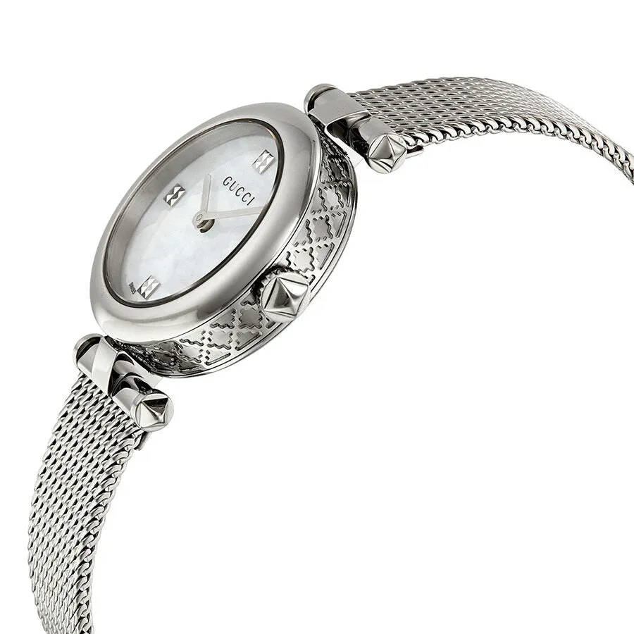 Gucci Diamantissima Mother of Pearl Dial Ladies Watch YA141504