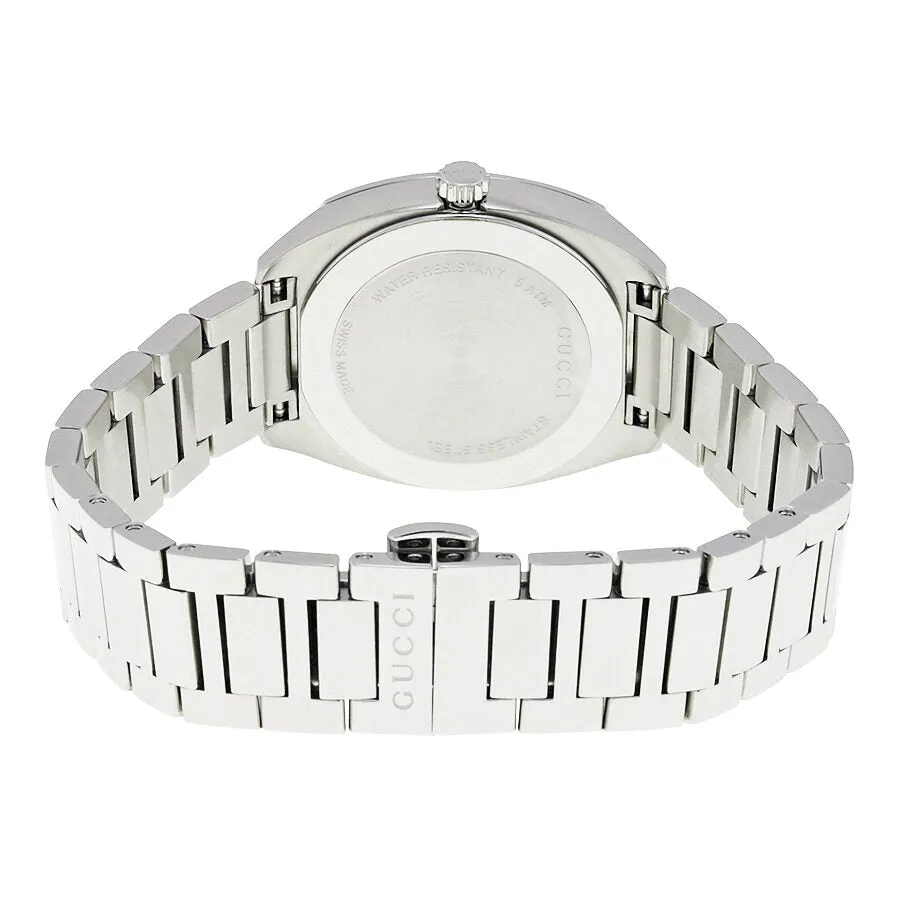 Gucci GG2570 White Dial Diamond Ladies Watch YA142504