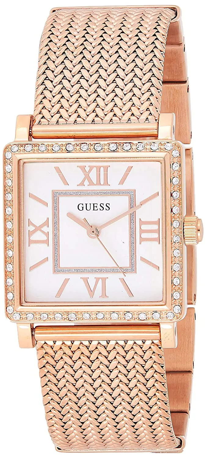 Guess Analog White Dial Women's Watch W0826L3