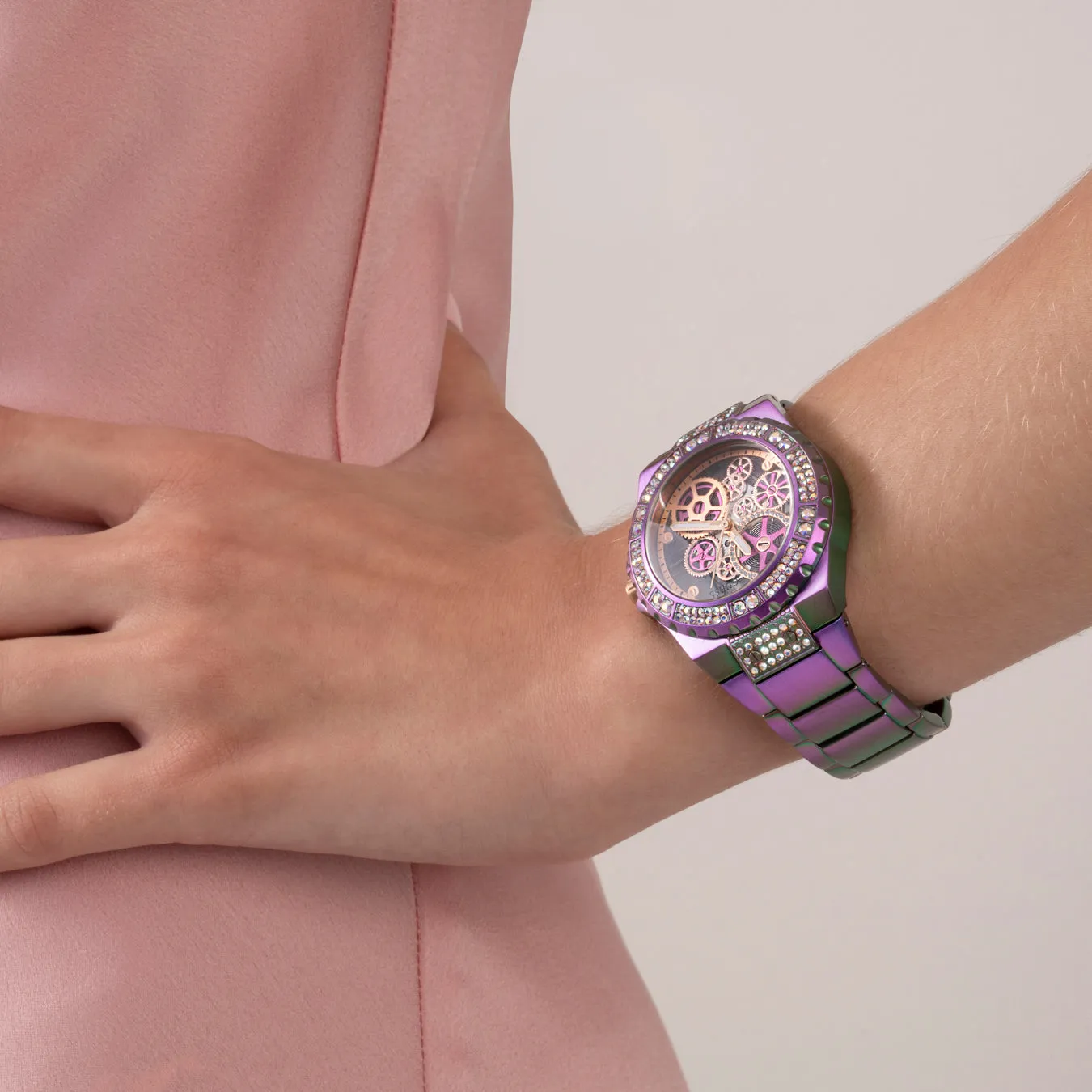 Guess GW0302L3 Ladies Reveal Iridescent Watch