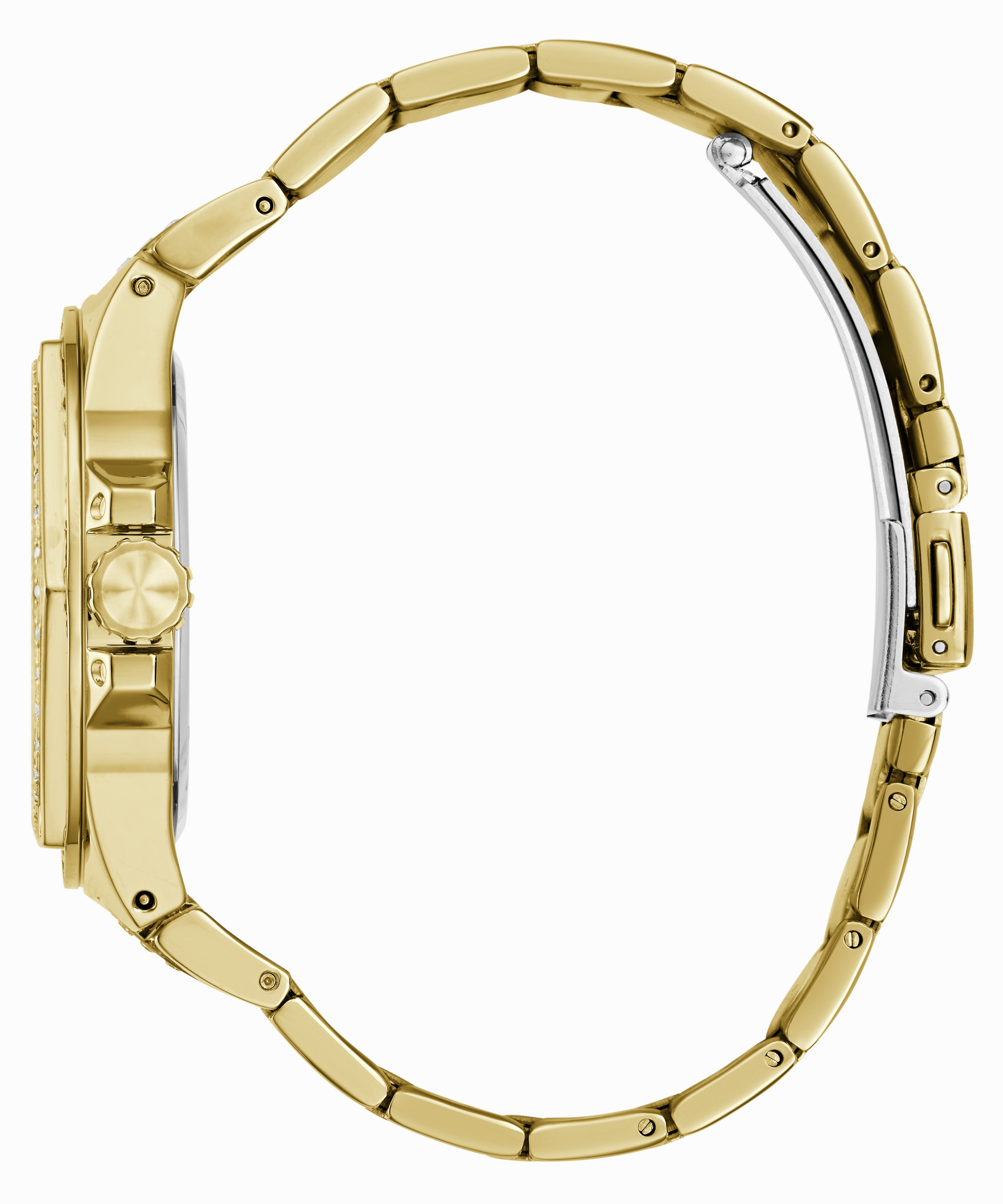 GUESS Ladies Gold Tone Multi-function Watch